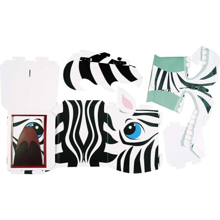 Masca 3D Zebra Fiesta Crafts FCT-3053 - Img 4