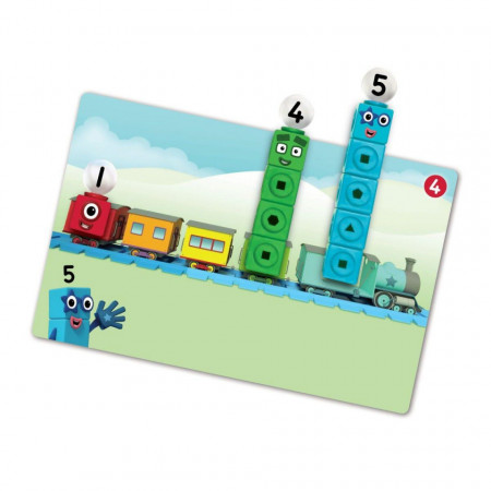 MathLink®Cubes Numberblocks in engleza Set de activitati de la 1 - 10 - Img 3