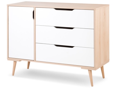 Mobilier Camera copii Si Bebelusi KLUPS IWO Alb-Natur - Img 4