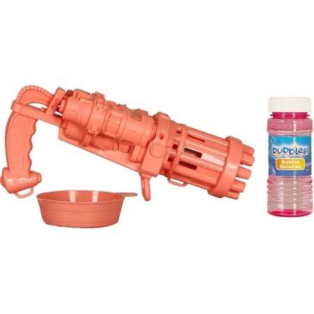 Pistol pentru baloane de sapun Bubble Shooter cu 50 ml solutie inclusa Moxy GR600041 - Img 2