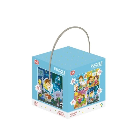 Puzzle 4 in 1 - Activitatile zilnice (12, 16, 20, 24 piese) - Img 2