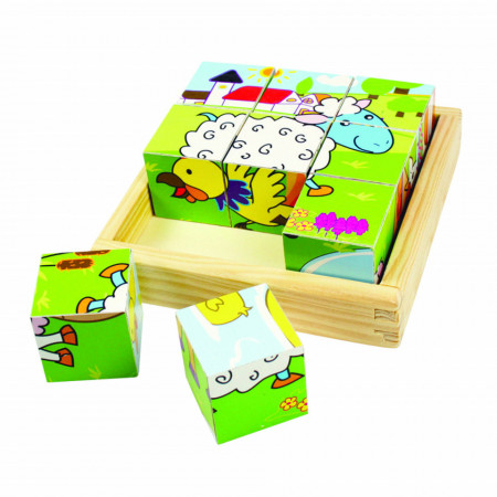 Puzzle cubic - animale domestice - Img 2
