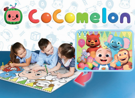 Puzzle de colorat maxi - Cocomelon si prietenii (24 piese) - Img 3