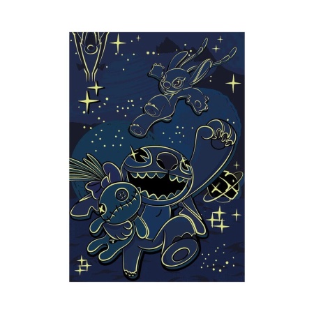 Puzzle neon XL - Stitch (100 piese) - Img 4