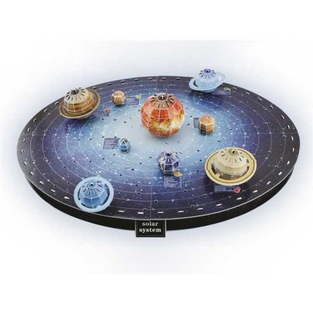Puzzle Sistem Solar 3D, 146 piese, 52x40x13 cm Grafix GR200011 - Img 3