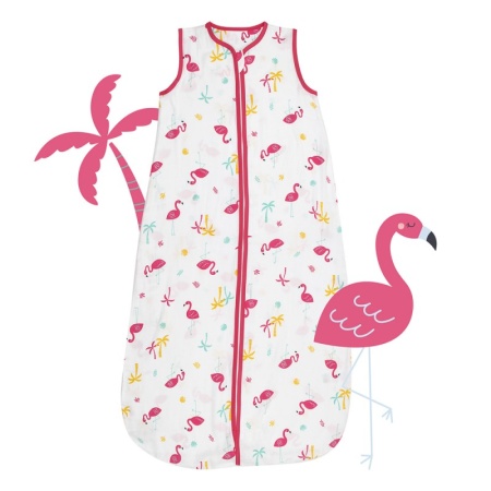 Sac de dormit Bamboo Flamingo 110 cm 0.5 Tog