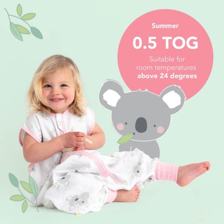 Sac de dormit cu picioruse Bamboo Koala 60 cm 0.5 Tog - Img 3