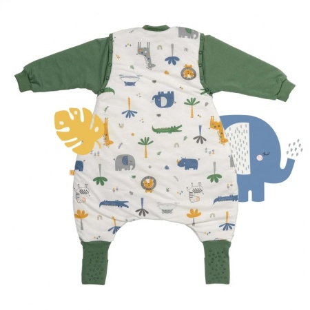 Sac de dormit cu picioruse si maneca lunga detasabila Jungle 60 cm + manseta 2.5 Tog - Img 2