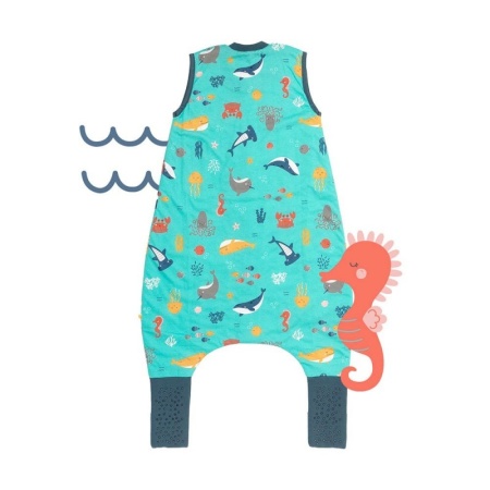 Sac de dormit cu picioruse si talpa antiderapanta Under the Sea 90 cm + manseta 1.0 Tog - Img 2
