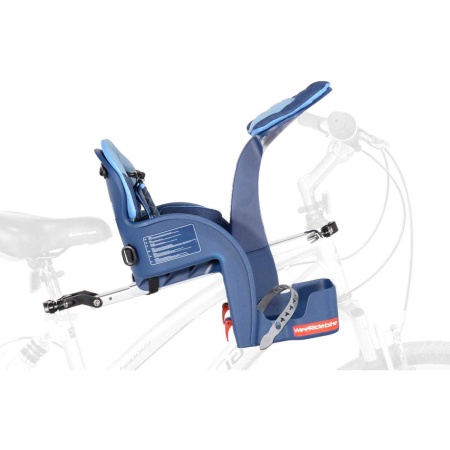 Scaun bicicleta copii SafeFront Deluxe, Pozitie montare Centru, 15 Kg si Casca Protectie XS 44-48 Fairy Tale WeeRide WR10SKFT - Img 5