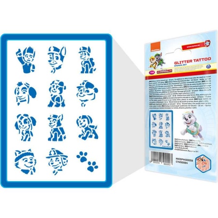 Set 12 sabloane pentru tatuaje temporare Paw Patrol Tytoo KKCSP4430059 - Img 4