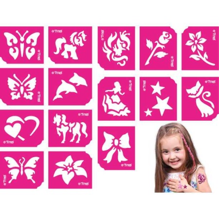 Set 15 sabloane pentru tatuaje temporare Tytoo KKCST4530033 - Img 3