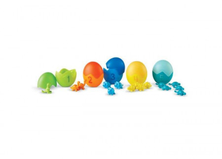 Set pentru sortat si numarat - Dinozauri colorati - Img 2