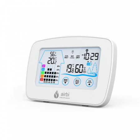 Set Termometru si higrometru digital cu transmitator wireless extern Airbi CONTROL BI1020 - Img 4