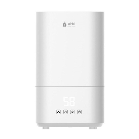 Umidificator cu ultrasunete Airbi CUBOID, afisaj umiditate, temporizator, difuzor aromaterapie, mod nocturn, alb, BI1511 - Img 2