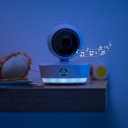 Video monitor digital pentru bebelusi cu camera rotativa si urmarire inteligenta a miscarii, REER BabyCam XL 80440 - Img 8