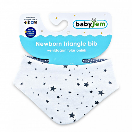 Baveta cu doua fete tip esarfa BabyJem Scarf - Img 5