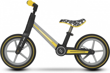 Bicicleta pliabila fara pedale Skiddou Ronny, Galben - Img 6