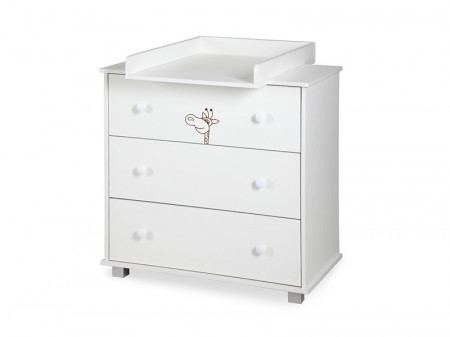 Comoda copii Klups Safari Giraffe Alb - Img 2