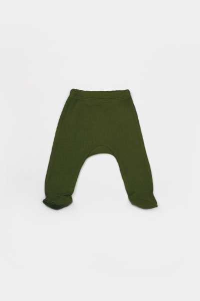 Cutie 4 piese pentru nou nascut - 100% bumbac organic - Verde, BabyCosy - Img 6