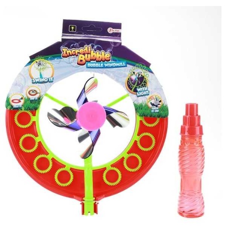 Jucarie de facut baloane de sapun cu morisca si lumini 24x40 cm Toi-Toys TT68921Z - Img 2