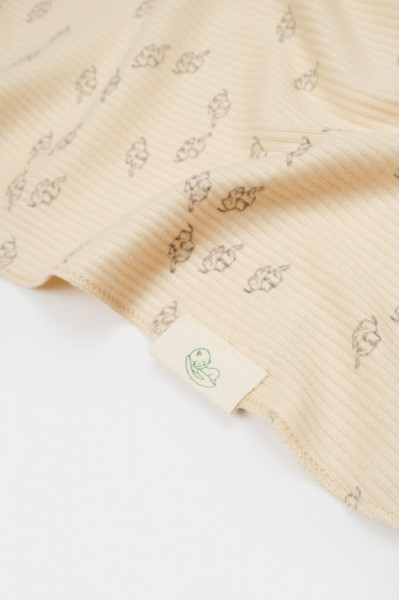 Paturica Printed, BabyCosy, 50% modal+50% bumbac, Stone, 85X85 cm - Img 3
