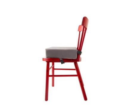 Pernuta inaltator 32x32 cm pentru scaun de masa, BabyJem, Antracit - Img 3