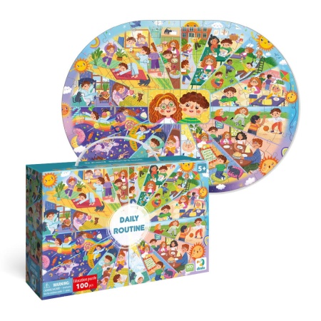Puzzle - Activitatile zilnice (100 piese) - Img 2