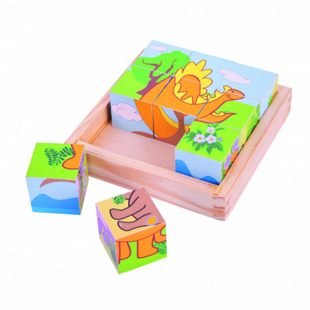Puzzle cubic - dinozauri - Img 2
