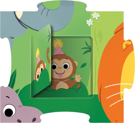 Puzzle deschide ferestrele - Jungla ( 20 piese) - Img 3