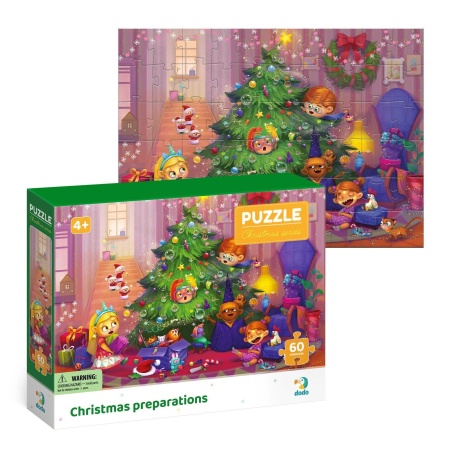 Puzzle - Pregatiri de Craciun (60 piese) - Img 2