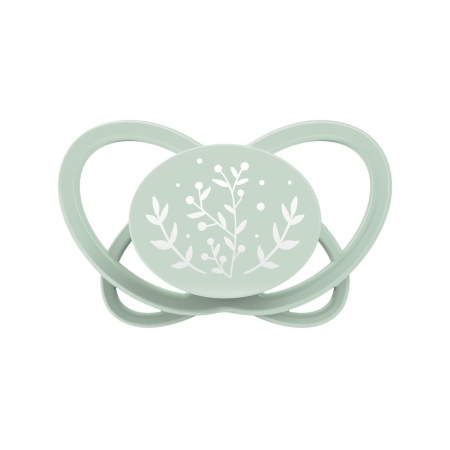 Set 2 suzete nip My Butterfly cu tetina ortodontica din silicon, forma simetrica, din materiale naturale regenerabile, fara BPA, cutie de transport si sterilizare, 16-32 luni, verde, nip My Butterfly Green 38862 - Img 2