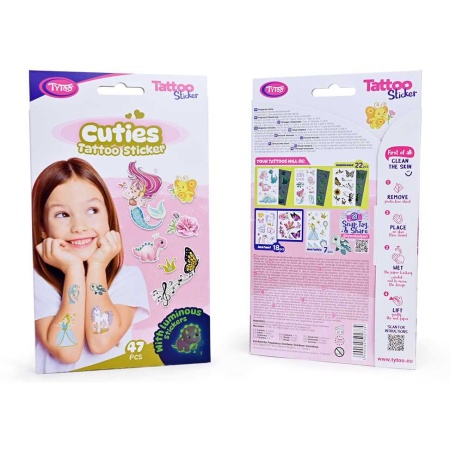 Set 47 tatuaje temporare tip autocolante Dragute Tytoo KOPXX1800015 - Img 2