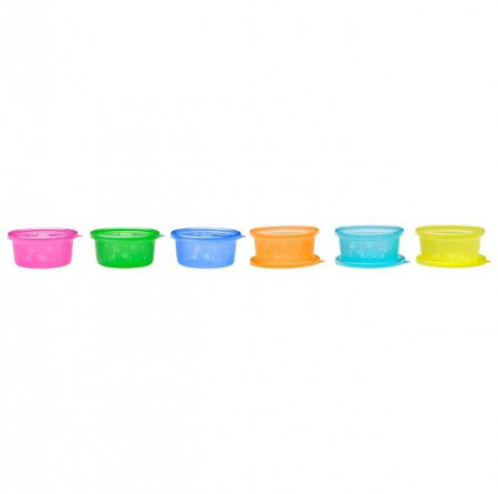 Set 6 boluri cu capac pentru alimente 0+ Nip 37063 - Img 6