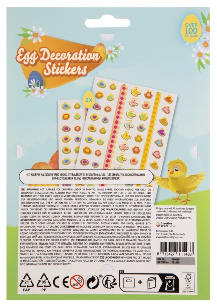 Set abtibilduri decorative oua Paste - Model 1 - Img 2