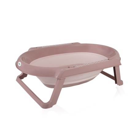 Set cadita pliabila de baie Babyjem, 5 piese, somon - Img 2
