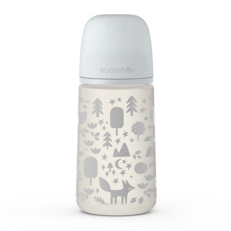 Set Cadou biberon 150 ml + biberon 270 ml + suzeta + lantisor suzeta Fox, Suavinex - Img 5