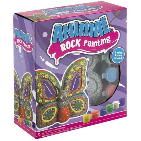 Set Creativ Pictura pe Pietre Animal 8 piese Grafix GR200065 - Img 5