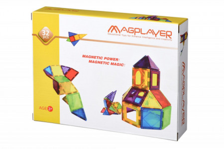 Set de constructie magnetic - 32 piese - Img 3