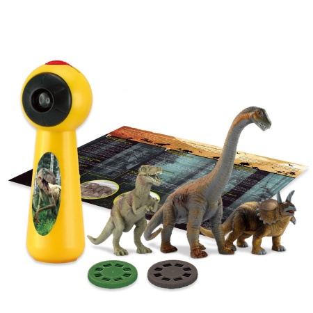 Set proiector tip lanterna &amp; 3 figurine - Dinozauri - Img 3