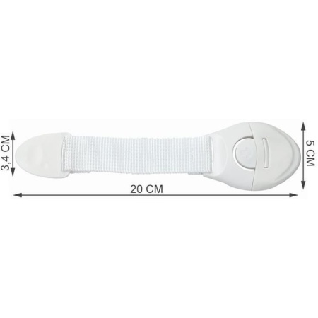 Set sisteme siguranta flexibile textile pentru usi si sertare 10 buc Iso Trade MY6650 - Img 5