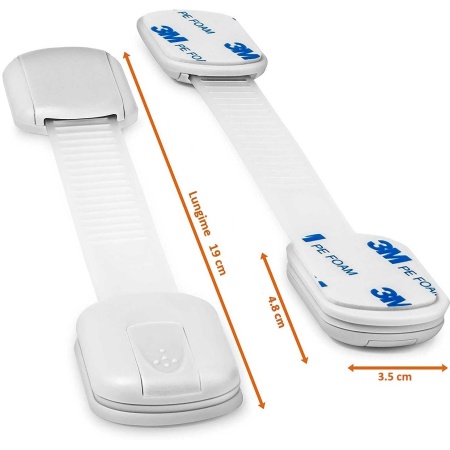Sistem de siguranta multifunctional reglabil 19 cm, 1 buc Bambinice BN043 - Img 2