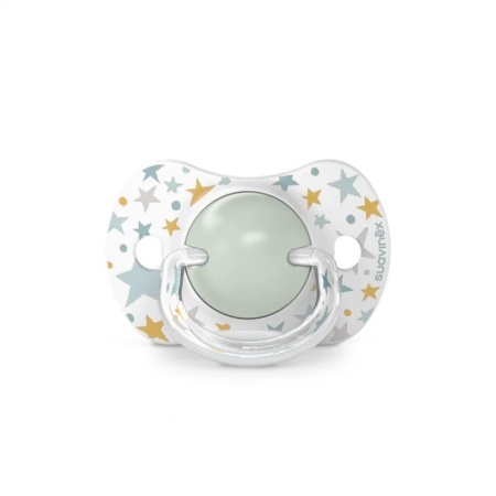 Suzeta fiziologica SX Pro din silicon, 2 buc 6-18 luni verde Dreams - Img 3