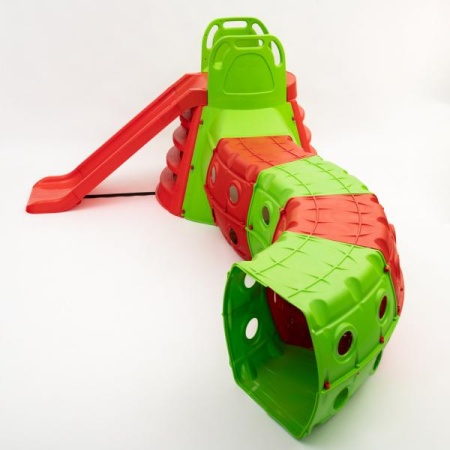 Tobogan cu tunel MyKids 01470/3 GREEN/RED - Img 2