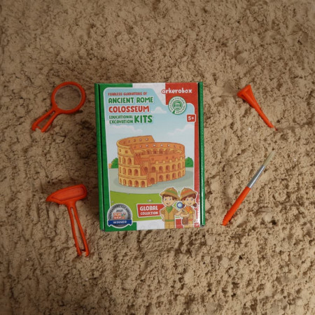 Arkerobox - Set arheologic educational si puzzle 3D, Roma antica, Colosseum - Img 3
