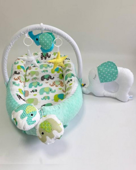 Babynest Plush MyKids 0154 Elephant Blue