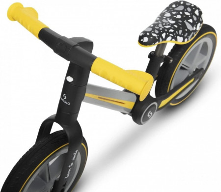 Bicicleta pliabila fara pedale Skiddou Ronny, Galben - Img 7