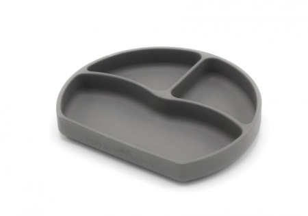 Farfurie din silicon cu 3 compartimente pentru auto-diversificare BabyJem - Img 7