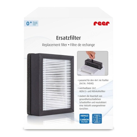 Filtru HEPA combinat cu carbune activ pentru purificator, Reer 94050 - Img 4