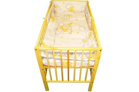 Lenjerie MyKids Teddy Scarita Albastru 5 Piese 120x60 - Img 3